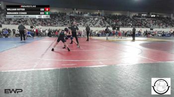 84 lbs Round Of 64 - William Ritter, Coweta vs Benjamin Cones, Deer Creek Wrestling