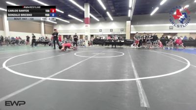 120 lbs Round Of 16 - Carlos Santos, Texas vs Gonzalo Briceno, Paradigm Wrestling