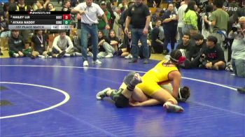 1st Place Match - Ayaka Naddy, Concord vs Hailey Lui, Northgate