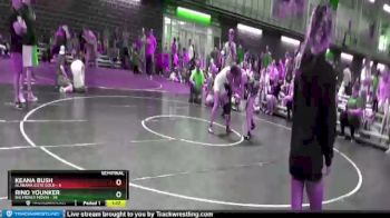 110 lbs Semis (4 Team) - KEANA BUSH, Alabama Elite Gold vs Rino Younker, Big Money Movin