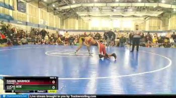 140 lbs Semis (4 Team) - Daniel Warmick, Portage vs Lucas Boe, Avon
