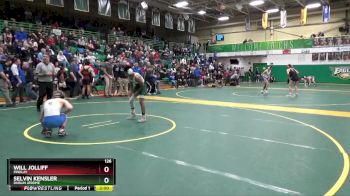 126 lbs Champ. Round 2 - Will Jolliff, Findlay vs Selvin Kensler, Dublin Jerome