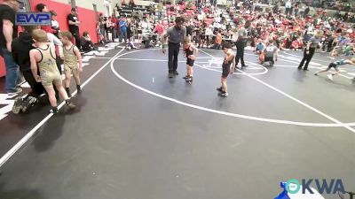 55 lbs Consi Of 4 - Creede Brown, Sallisaw Takedown Club vs Ezekiel Aguayo, Grove Takedown Club