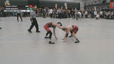 120 lbs Cons. Semis - Brody Ashley, Michigan West Wrestling Club vs Drew Murante, Izzy Style Wrestling