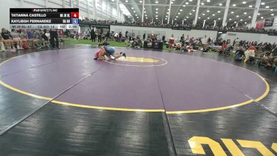 110 lbs Tatianna Castillo, Michigan Blue vs Kayliegh Fernandez, California Gold