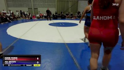 110 lbs Round 2 (6 Team) - Hannah Lopez, Oklahoma Blue vs Amaya Rubalcado, Texas Red