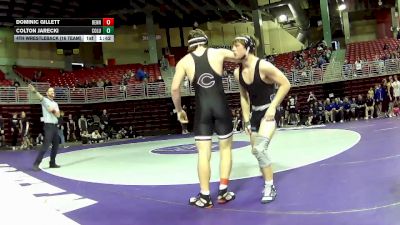 165 lbs 4th Wrestleback (16 Team) - Dominic Gillett, Bennington vs Colton Jarecki, Columbus