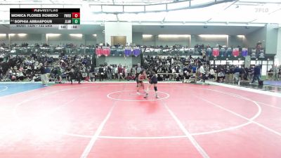 132 lbs Consi Of 4 - Monica Flores Romero, Fairfield Warde vs Sophia Abbaspour, Jonathan Law