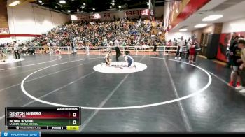 115 A & B Quarterfinal - Denton Nyberg, Greybull MS vs Noah Irvine, Lander Middle School