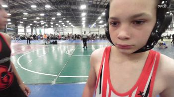 90 lbs Rr Rnd 1 - Dante Cobb, Mat Assassins Black - MS vs Gage Rice, The Shop 814 JH - MS