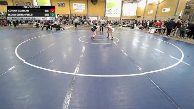 157 lbs Consi Of 8 #1 - Adrian Guzman, Ashland vs Jacob Critchfield, Hollis Brookline