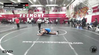 190 lbs Champ. Round 1 - Samuel Galvan, Grace M Davis vs Lolomanaia Clark, Clovis