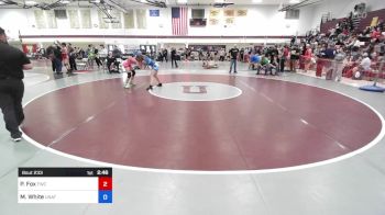 144 lbs Final - Paisley Fox, Fortify Wrestling Club vs Maura White, Unattached1