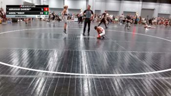 75 lbs Semifinal - Abraham Daheim**, Team Aggression vs Aiden **Ribot, Eagle Empire Wrestling