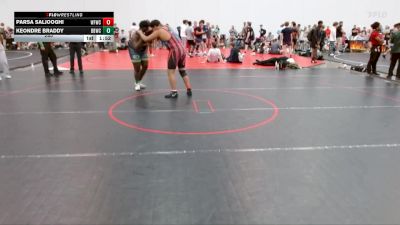 285 lbs Round 4 (6 Team) - Keondre Braddy, Bulloch Bandits Wrestling Club vs Parsa Saljooghi, West Forsyth Wrestling Club