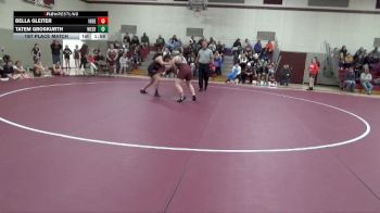 170-172 lbs 1st Place Match - Bella Gleiter, Independence Girls vs Tatem Groskurth, West Delaware Girls