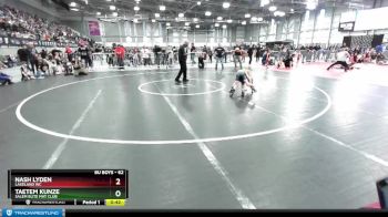 62 lbs 1st Place Match - Taetem Kunze, Salem Elite Mat Club vs Nash Lyden, Lakeland WC