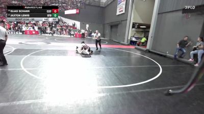 95 lbs Champ. Round 1 - Elias Schank, Arcadia Wrestling Club vs Jaxton Lewis, Warrior Youth Wrestling