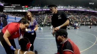 3A 165 lbs Cons. Round 2 - Jordyn Toliver, Currituck County High School vs Brian Gillus, Statesville High School