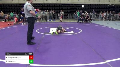 65 lbs Round Of 16 - Austin Daugherty, Glenville vs Brody Smith, Rio Grande