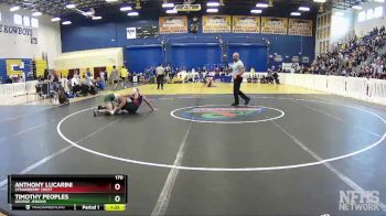 170 lbs Cons. Round 3 - Timothy Peoples, George Jenkins vs Anthony Lucarini, Strawberry Crest