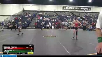 98 lbs Cons. Round 3 - Dale Gant Iii, Michigan vs Cooper Foster, North Carolina