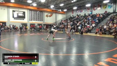 N-13 lbs Quarterfinal - Gannon O`Shea, NEIWC vs Damien Heckmann, Empire Academy