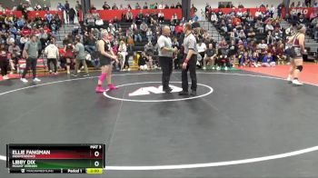 190 lbs Semifinal - Libby Dix, Mount Vernon vs Ellie Fangman, Independence