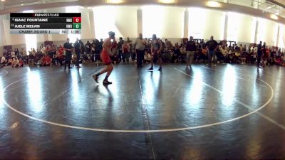 126 lbs Champ. Round 1 - Isaac Fountaine, Riverheads Middle School vs Juelz Melvin, Bull Island Grappling