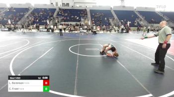 144 lbs Consi Of 4 - Lucques Sorenson, Yucaipa Thunder vs Chris Frost, Tucson Pride WC