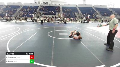 144 lbs Consi Of 4 - Lucques Sorenson, Yucaipa Thunder vs Chris Frost, Tucson Pride WC