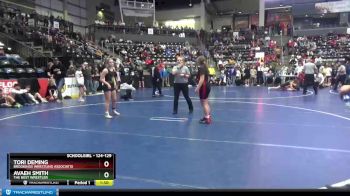 124-129 lbs Round 4 - Avaeh Smith, The Best Wrestler vs Tori Deming, Brookings Wrestling Associatio