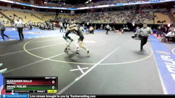138 Class 3 lbs Quarterfinal - Alexander Rallo, Whitfield vs Drake Peeler, DeSoto