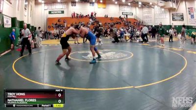 220 lbs Quarterfinal - Troy Hong, Foothill vs Nathaniel Flores, Valencia Placentia