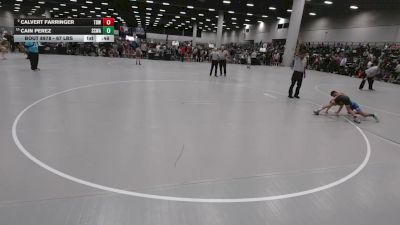 67 lbs Champ. Rd Of 16 - Cain Perez, SWAT - Savage Wrestling Athletic Team vs Calvert Farringer, The Best Wrestler