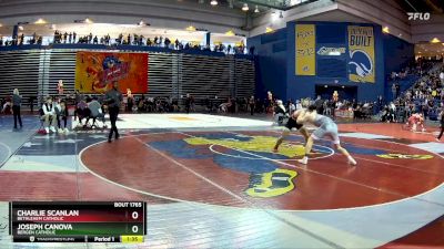 157 lbs Quarterfinal - Joseph Canova, Bergen Catholic vs Charlie Scanlan, Bethlehem Catholic