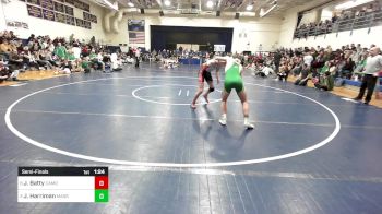 157 lbs Semifinal - Justin Batty, Camden Hills vs Jack Harriman, Massabesic