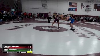 174 lbs Champ. Round 1 - Carter Sorenson, Augsburg vs Braeden Hendel, Luther