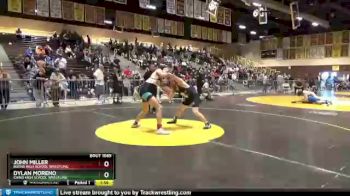 160 lbs Semifinal - Dylan Moreno, Chino High School Wrestling vs John Miller, Buena High School Wrestling