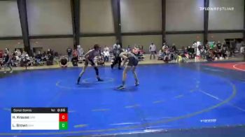 105 lbs Consolation - Harrison Krause, Georgia Barn Burners vs Landon Brown, Guerrilla Wrestling Academy