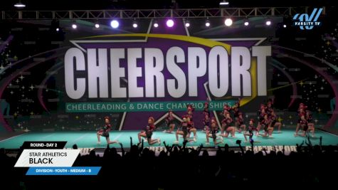 Star Athletics - Black [2024 L1 Youth - Medium - B Day 2] 2024 CHEERSPORT National All Star Cheerleading Championship