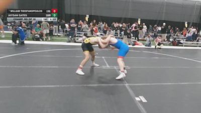 175 lbs Champ. Rd Of 16 - William Theofanopoulos, Legends Of Gold Las Vegas vs Jaydan Gates, Sallisaw Wrestling