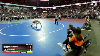 D1-126 lbs Quarterfinal - Turner Campbell, Holmen vs Cade Aaberg, Oregon