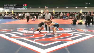 106 lbs Consi Of 64 #2 - Cash Vanderwerff, WI vs Daniel Romero, CO