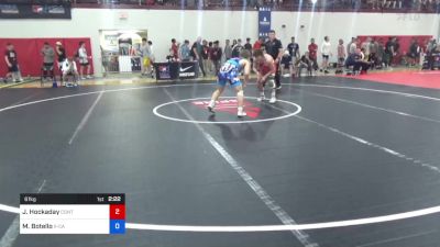 61 kg Consi Of 8 #2 - Jake Hockaday, Contenders Wrestling Academy vs Matthew Botello, X-Calibur Athletics Wrestling Club