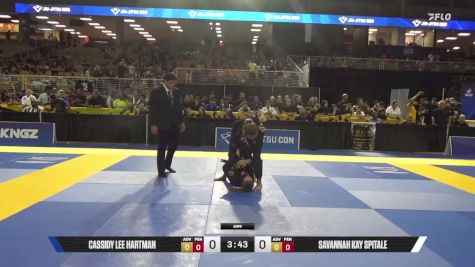 Savannah Kay Spitale vs Cassidy Lee Hartman 2025 Pan Kids Jiu-Jitsu IBJJF Championship