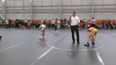92 lbs Round 2 (4 Team) - Isaac Kruse, Empyre WC Maroon vs Oliver Wroblesky, Notre Dame Lions