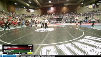 2A 138 lbs Quarterfinal - Dreyden Stubbs, Kanab vs Wyatt Kelly, North Summit