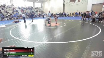 115 Boys Cons. Round 4 - Phong Tran, Mira Mesa vs Noah Heredia, Hilltop