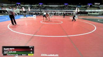 157 lbs Semis & Wb (16 Team) - Elijah Brito, Whitehall vs Matt Garland, Heritage